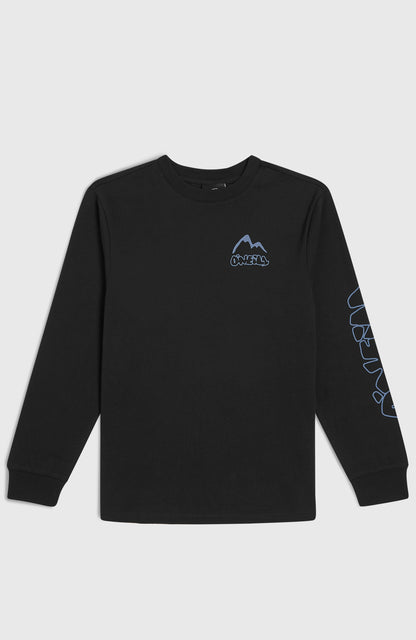 Long-Sleeve T-Shirt Kids Black Out