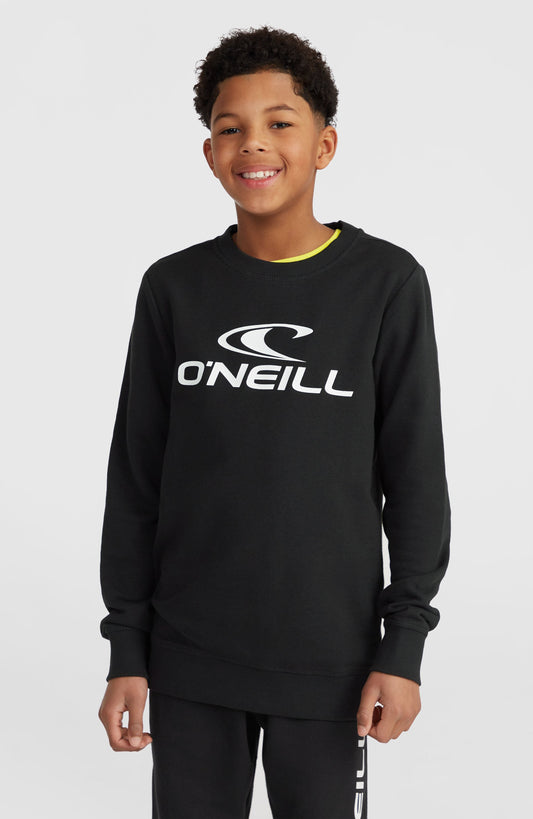 O'Neill Logo Crew Sweatshirt Kids Black Out