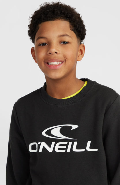 O'Neill Logo Crew Sweatshirt Kids Black Out