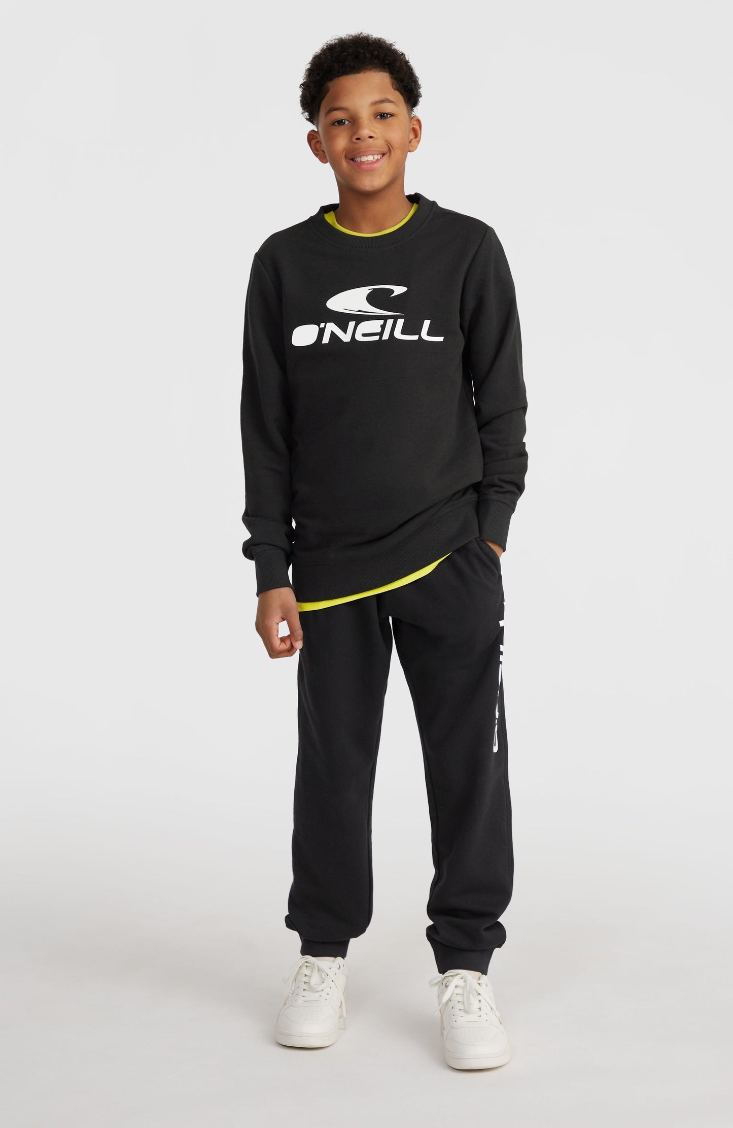 O'Neill Logo Crew Sweatshirt Kids Black Out