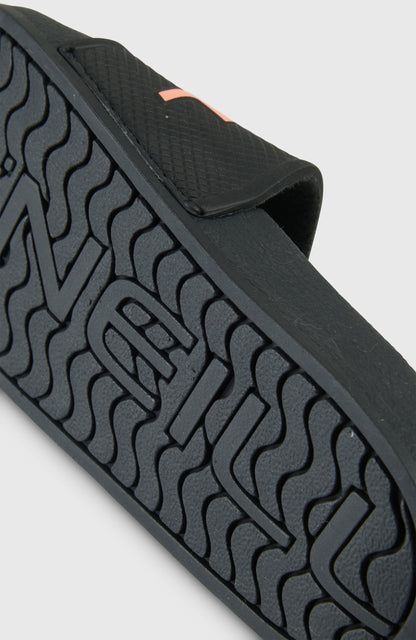 O'Neill Logo Slides Kids Black Out