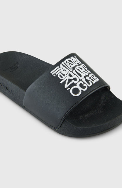 O'Neill Graphic Slides Kids Black Out