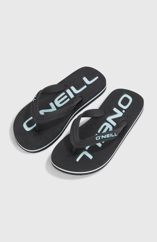 Profile Logo Sandals Kids Black Out