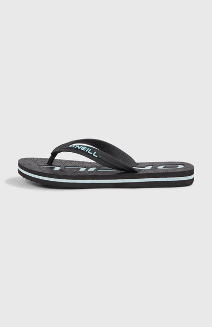 Profile Logo Sandals Kids Black Out