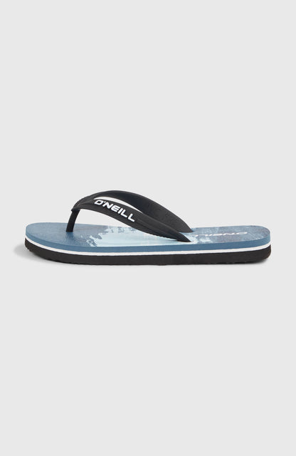Profile Graphic Sandals Kids Blue Melted Stripe Boys