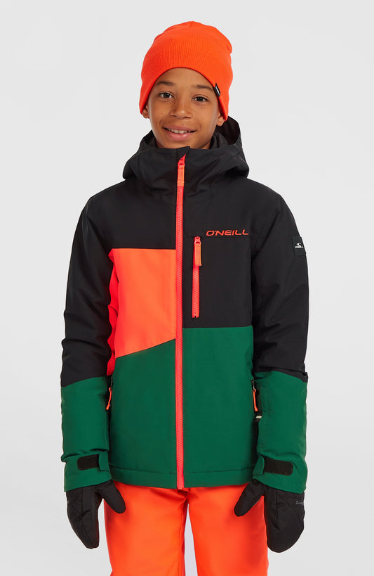FWC'Cruz Triple Snow Jacket Kids Black Out Colour Block