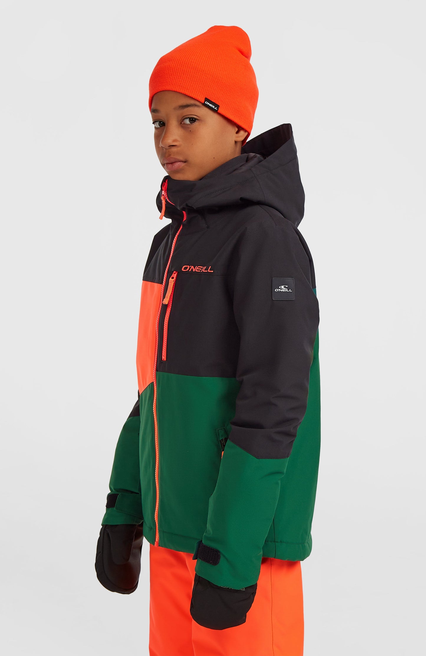 FWC'Cruz Triple Snow Jacket Kids Black Out Colour Block