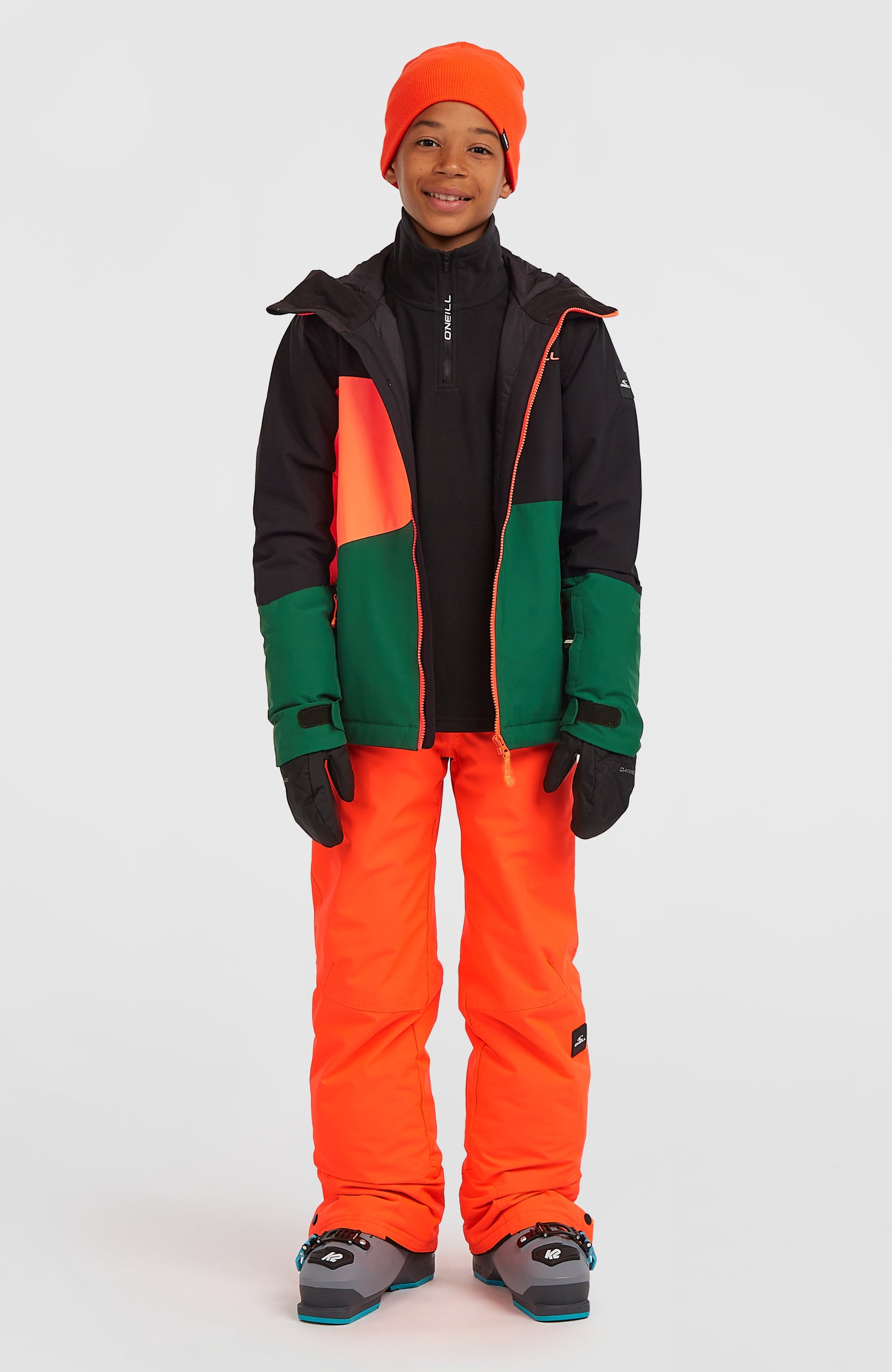 FWC'Cruz Triple Snow Jacket Kids Black Out Colour Block