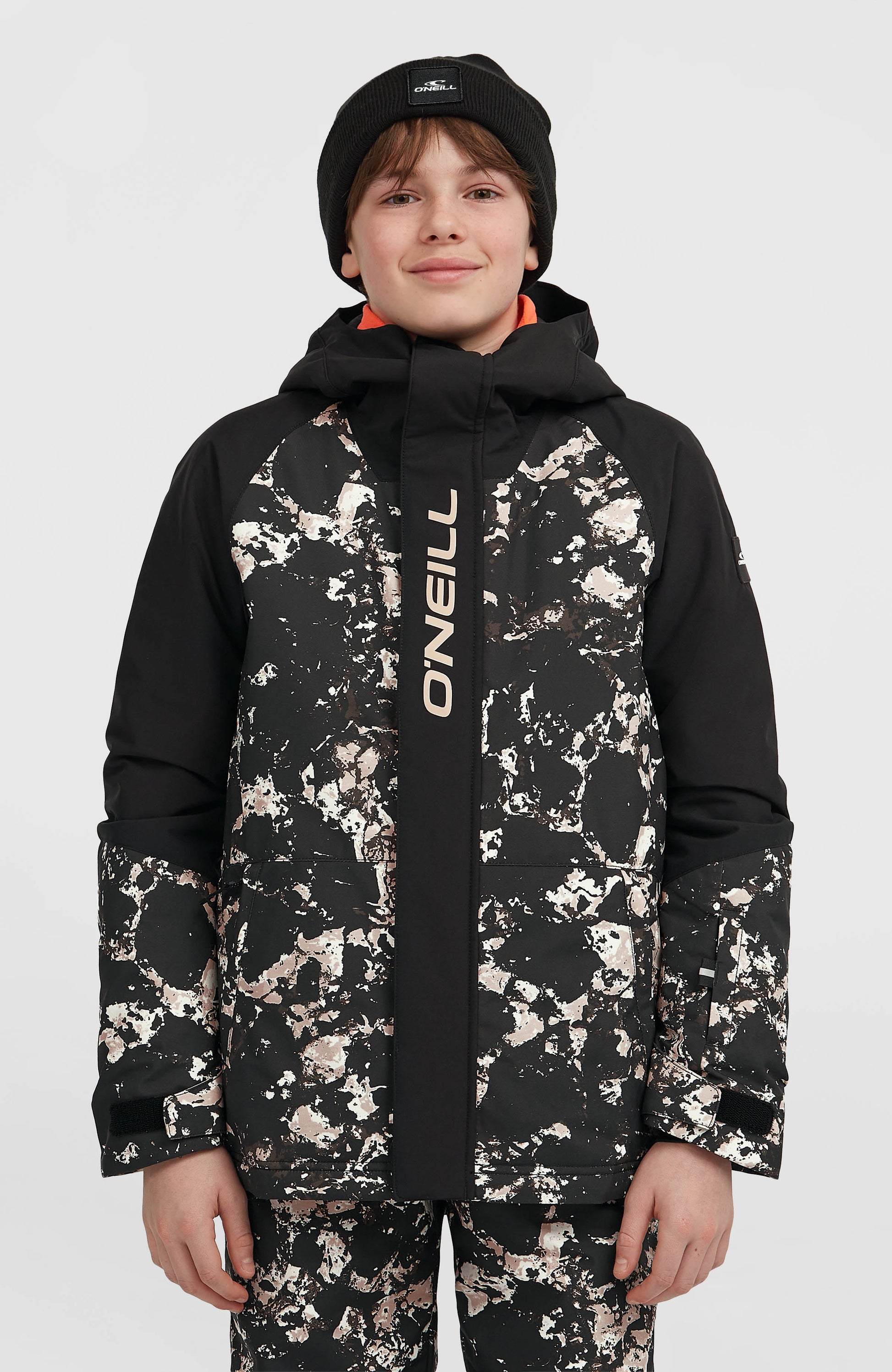 FWC'Play Snow Jacket Kids Black/Beige Quarry