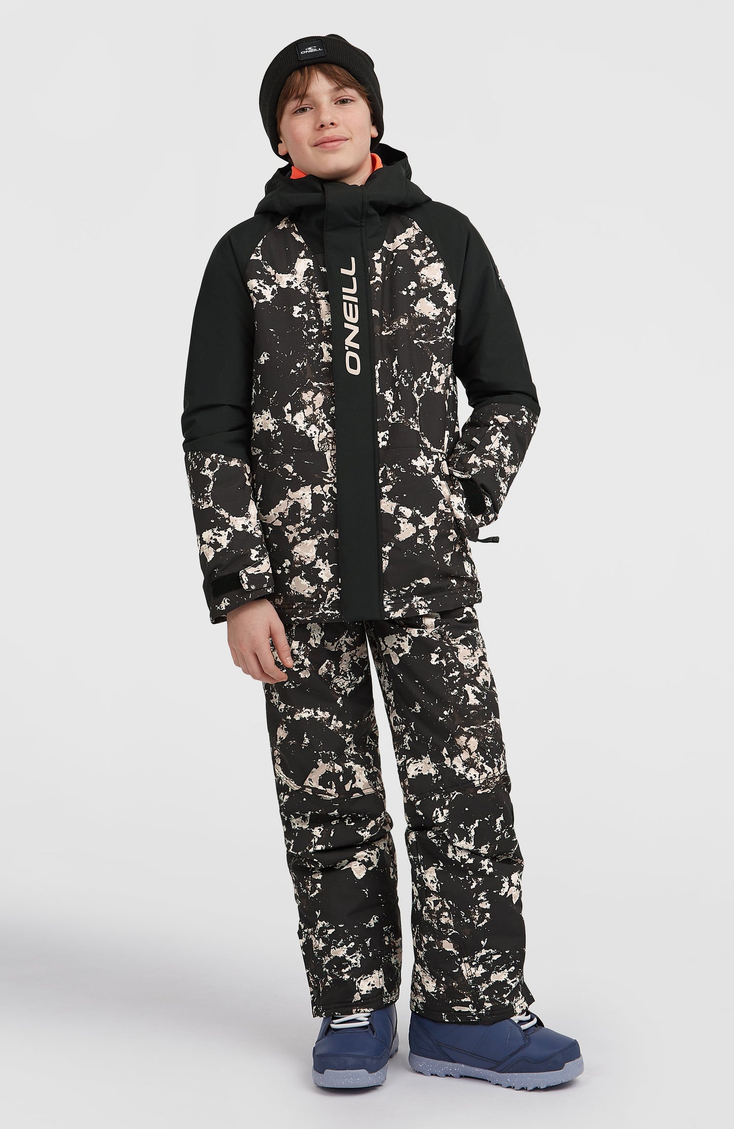 FWC'Play Snow Jacket Kids Black/Beige Quarry
