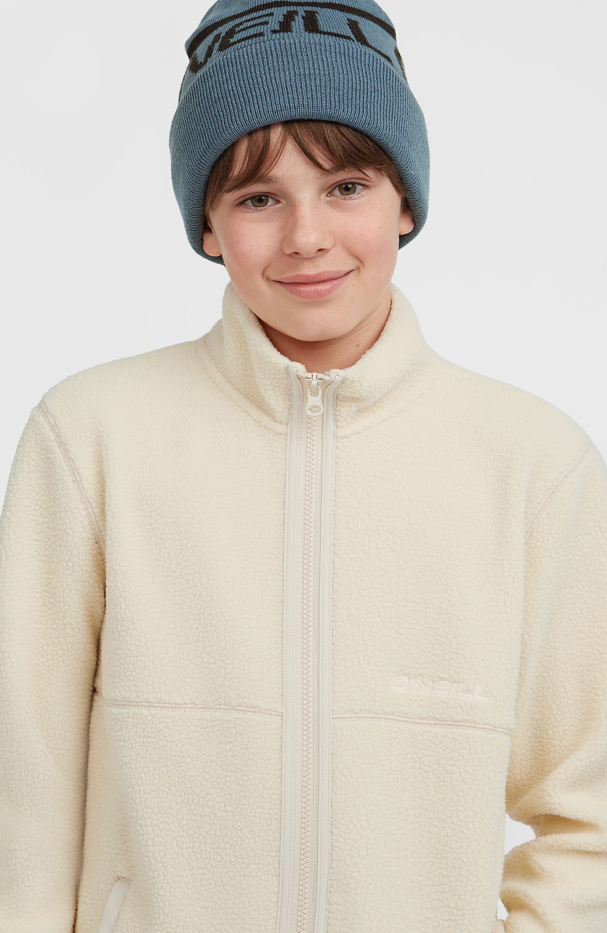 High-Pile Full-Zip Fleece Kids Macaron