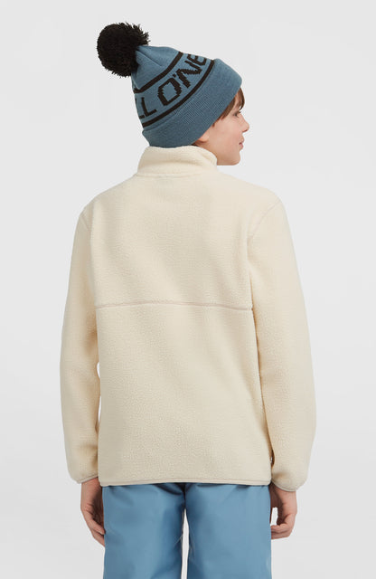High-Pile Full-Zip Fleece Kids Macaron