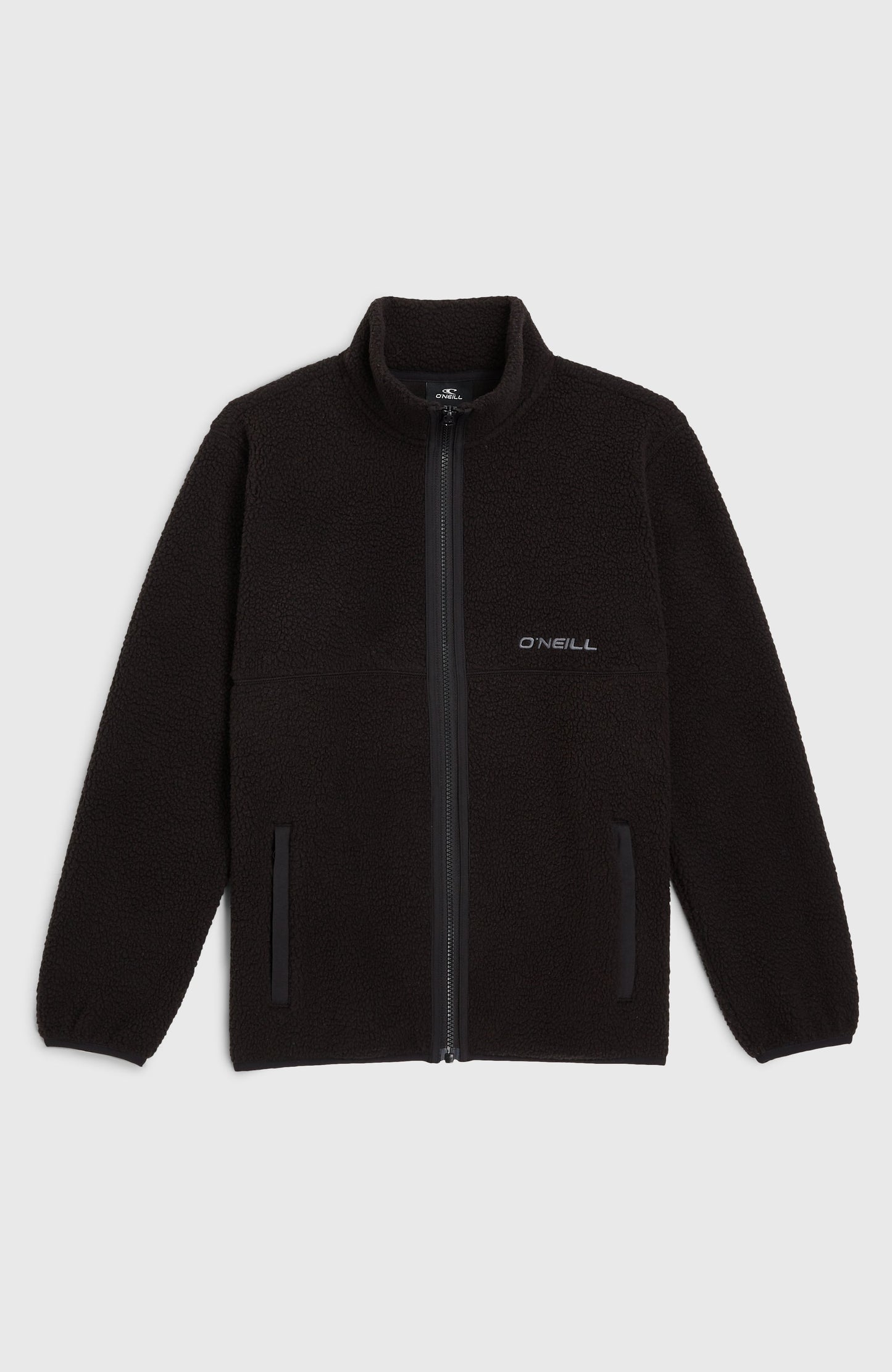 High-Pile Full-Zip Fleece Kids Black Out