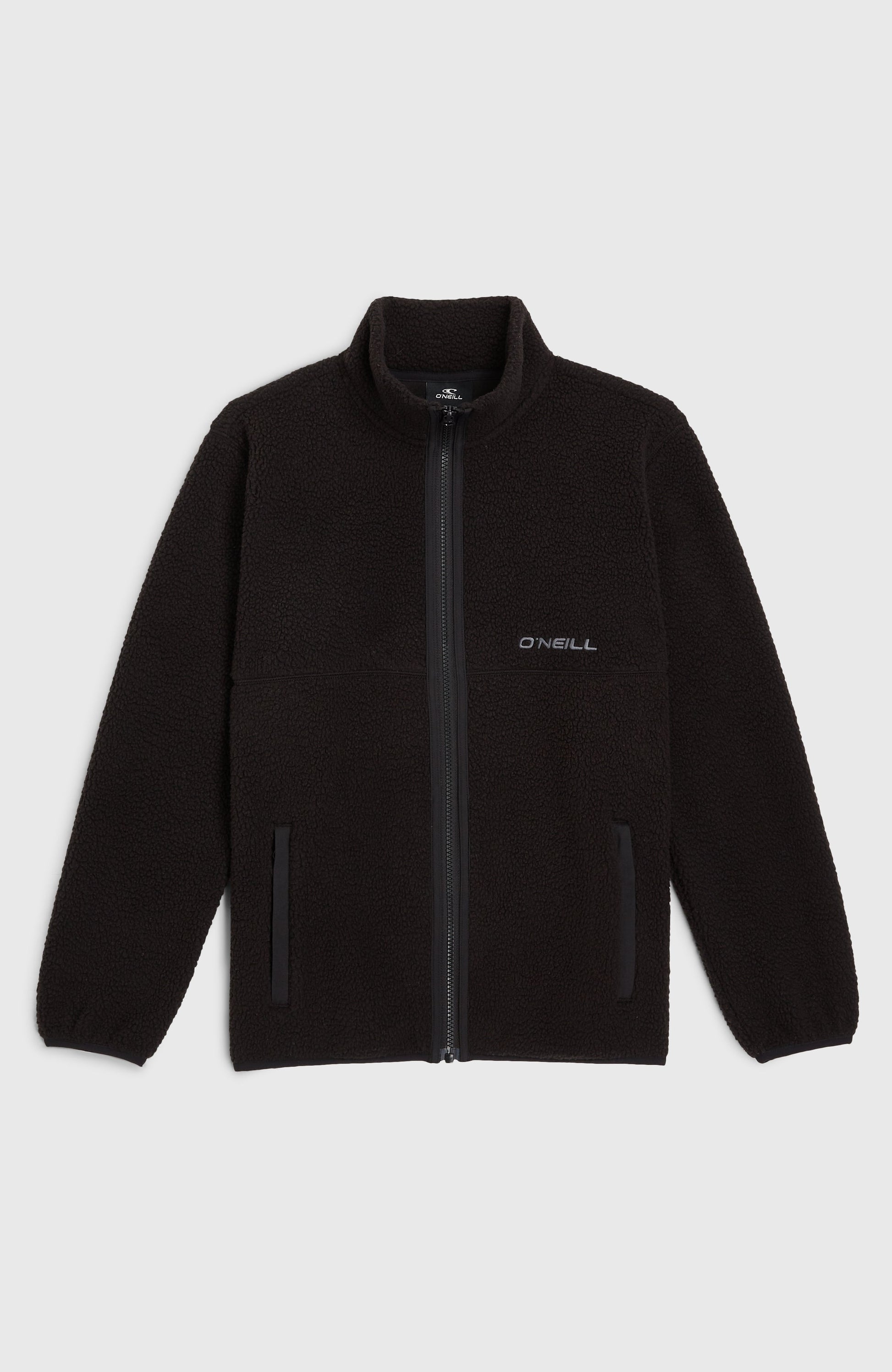 High-Pile Full-Zip Fleece Kids Black Out