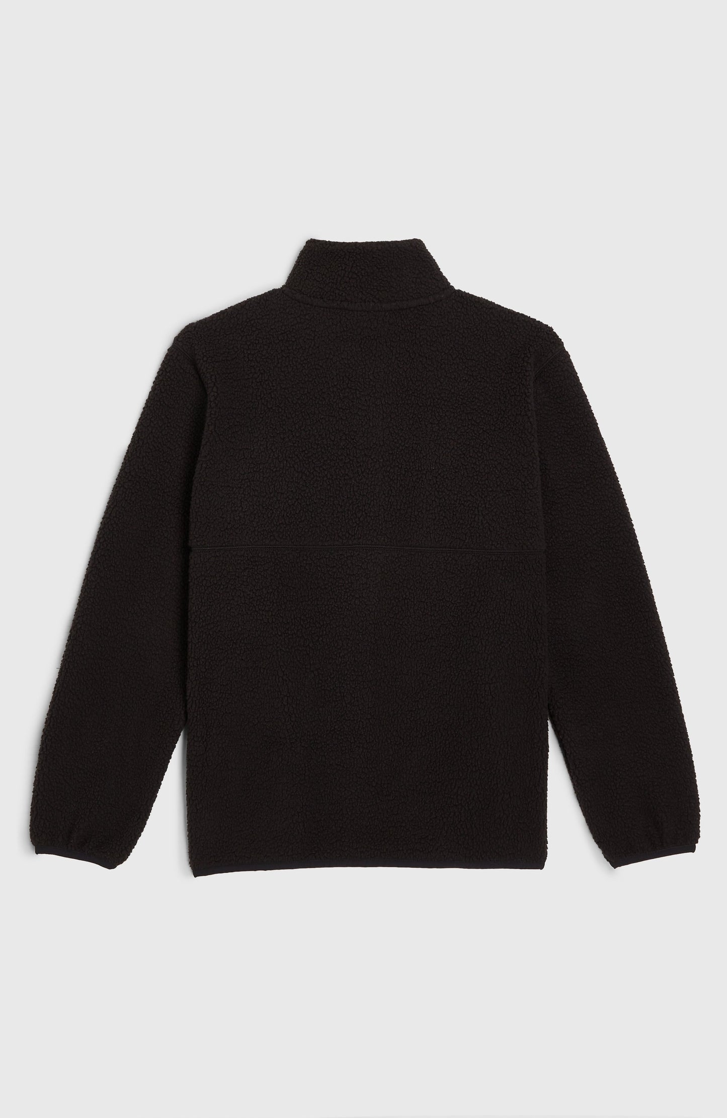 High-Pile Full-Zip Fleece Kids Black Out