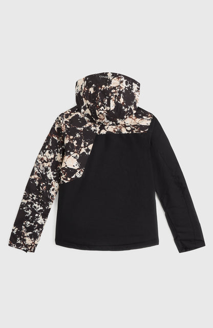 FWC'Cruz Block Snow Jacket Kids Black/Beige Quarry