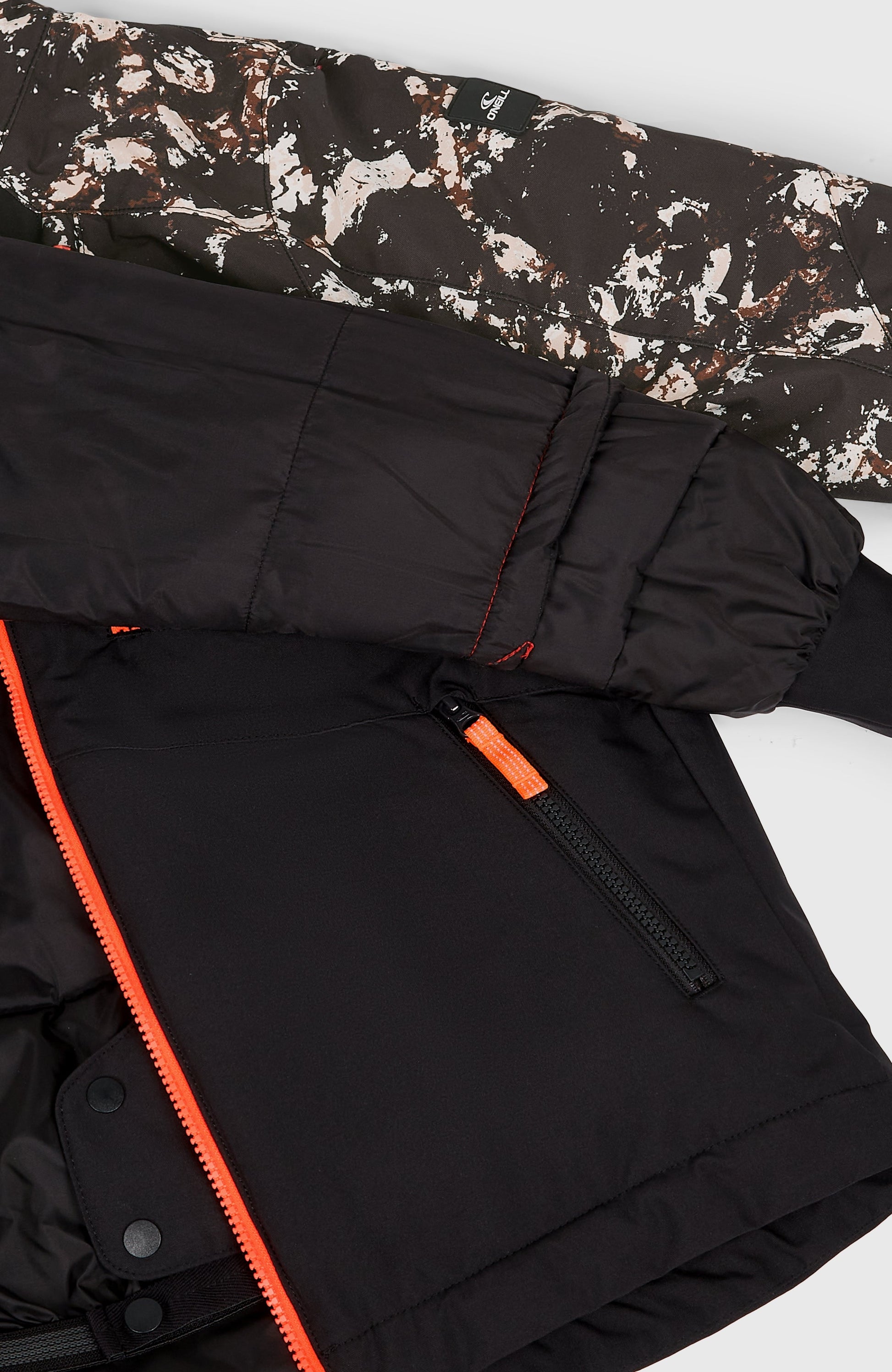 FWC'Cruz Block Snow Jacket Kids Black/Beige Quarry