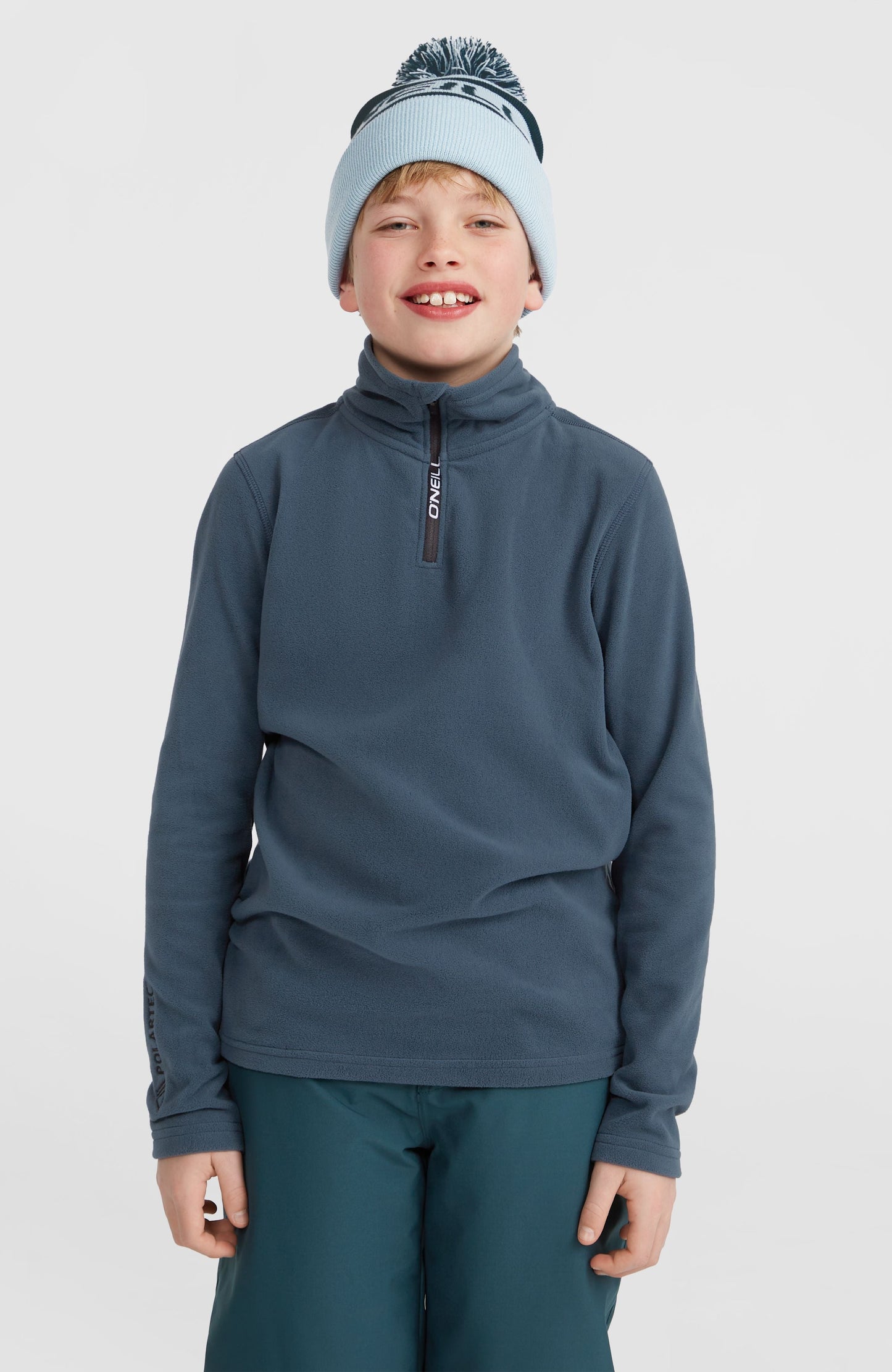 Jack's Polartec® 100 Half-Zip Fleece Kids Alma Steel