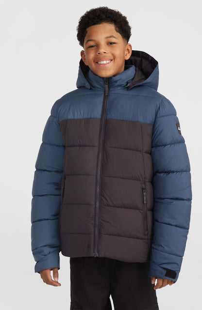 O'Riginals Puffer Jacket Kids Alma Steel Colour Block