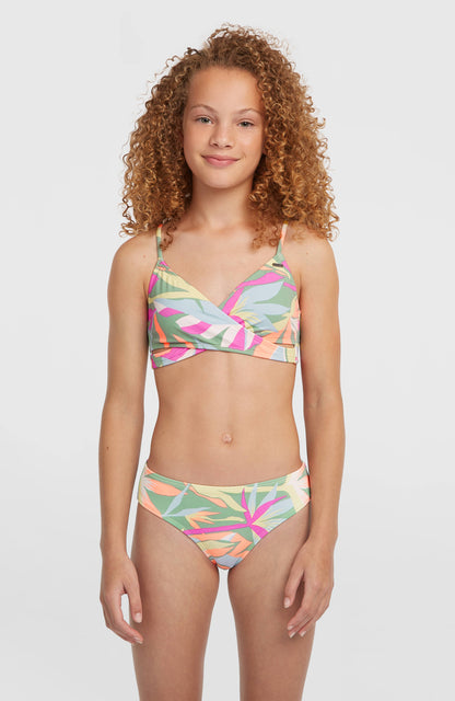 Essentials Baay Bikini Set Kids Green Wmns Tropicana