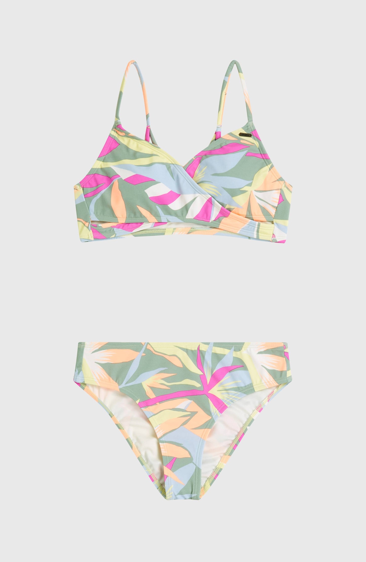 Essentials Baay Bikini Set Kids Green Wmns Tropicana
