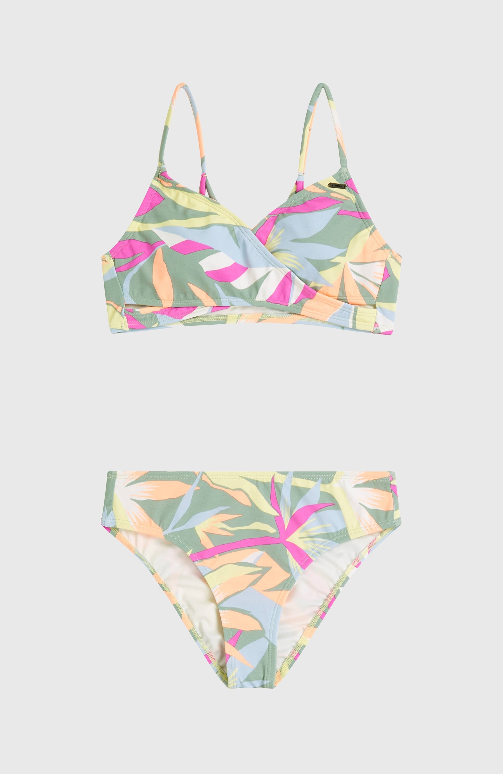Essentials Baay Bikini Set Kids Green Wmns Tropicana