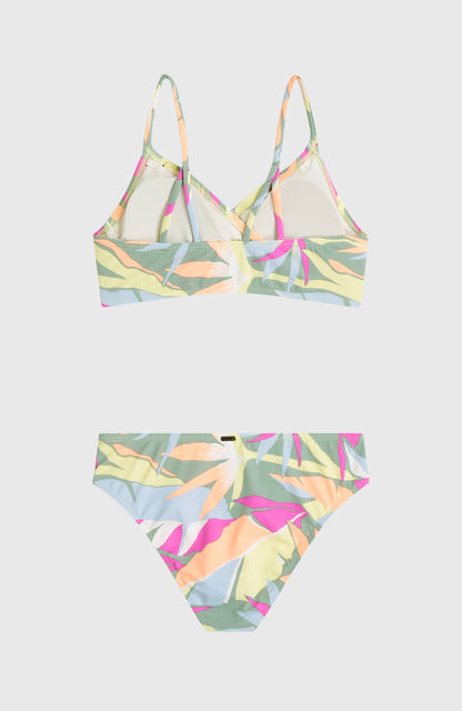 Essentials Baay Bikini Set Kids Green Wmns Tropicana