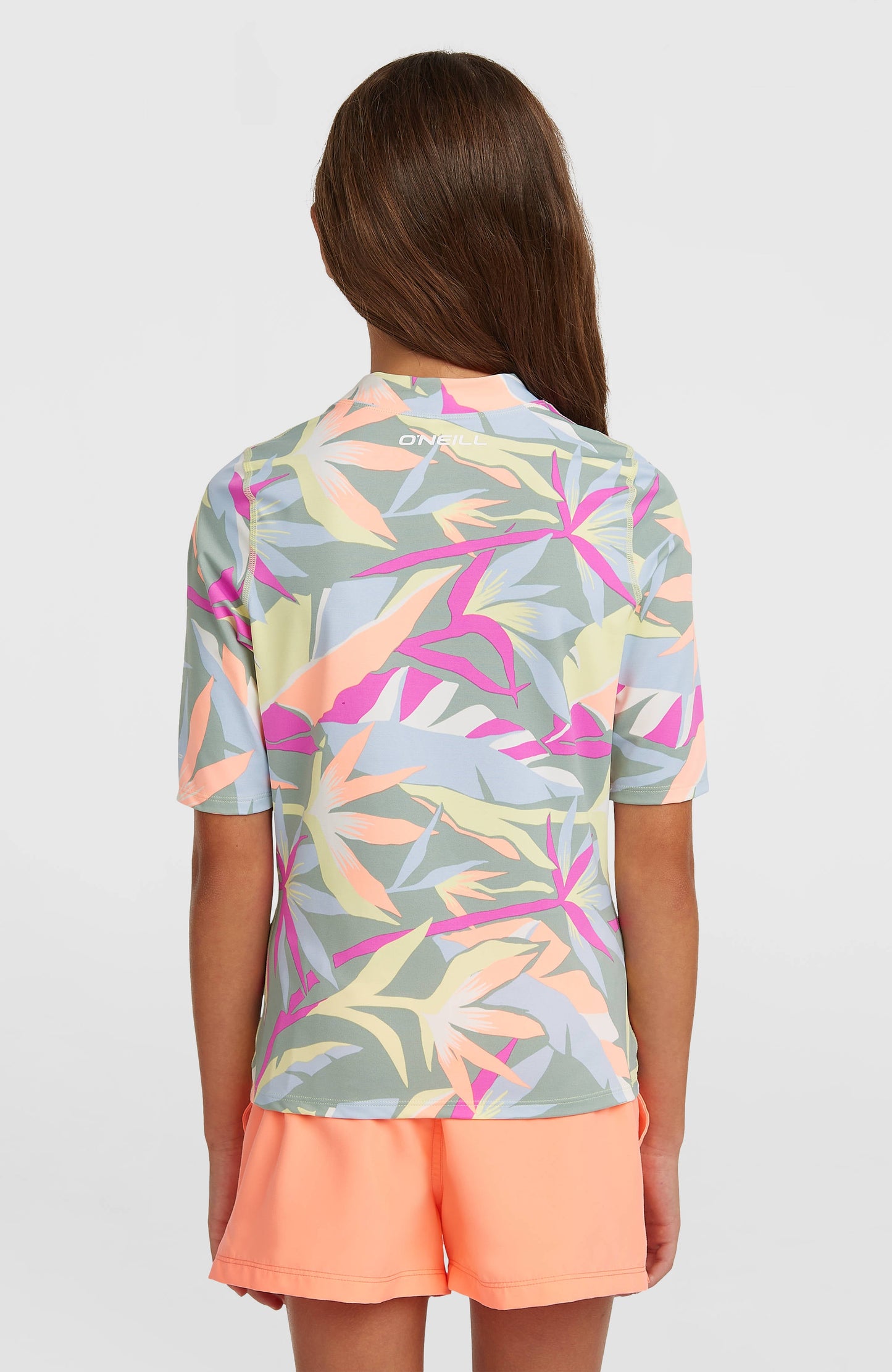 O'Neill Graphic Short-Sleeve Skin Kids Green Wmns Tropicana