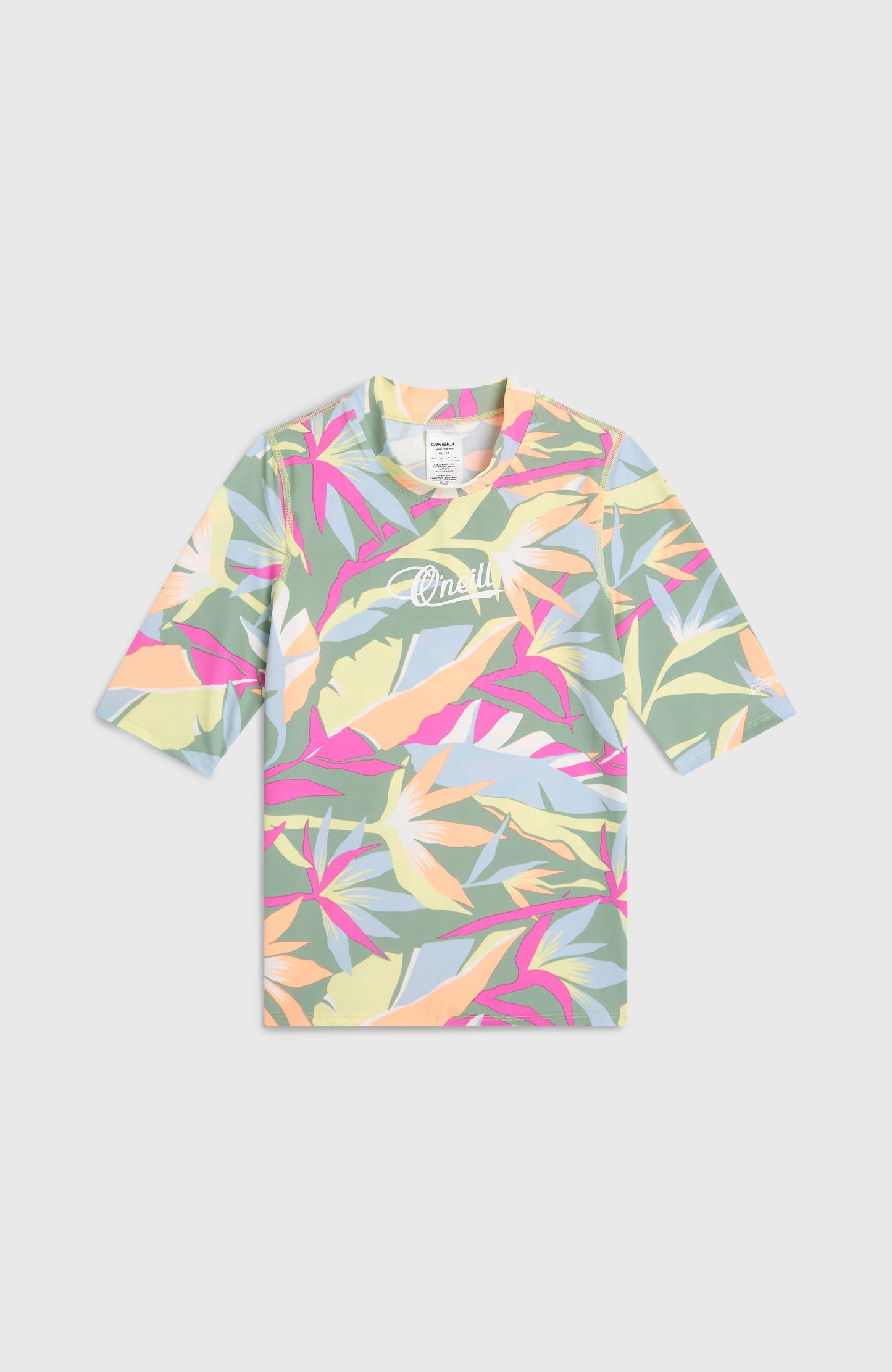 O'Neill Graphic Short-Sleeve Skin Kids Green Wmns Tropicana