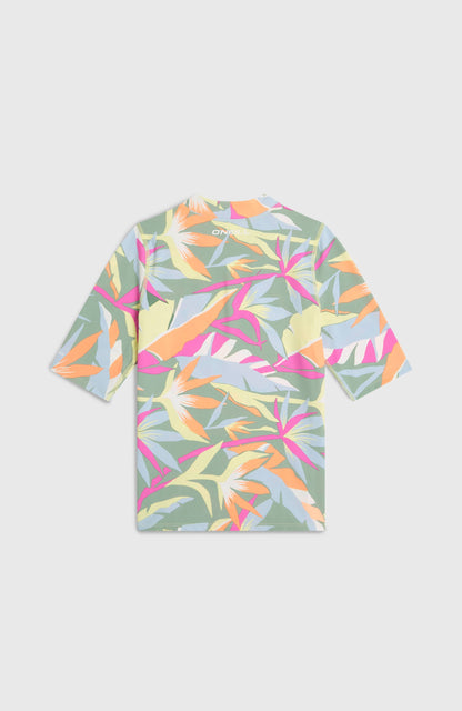 O'Neill Graphic Short-Sleeve Skin Kids Green Wmns Tropicana