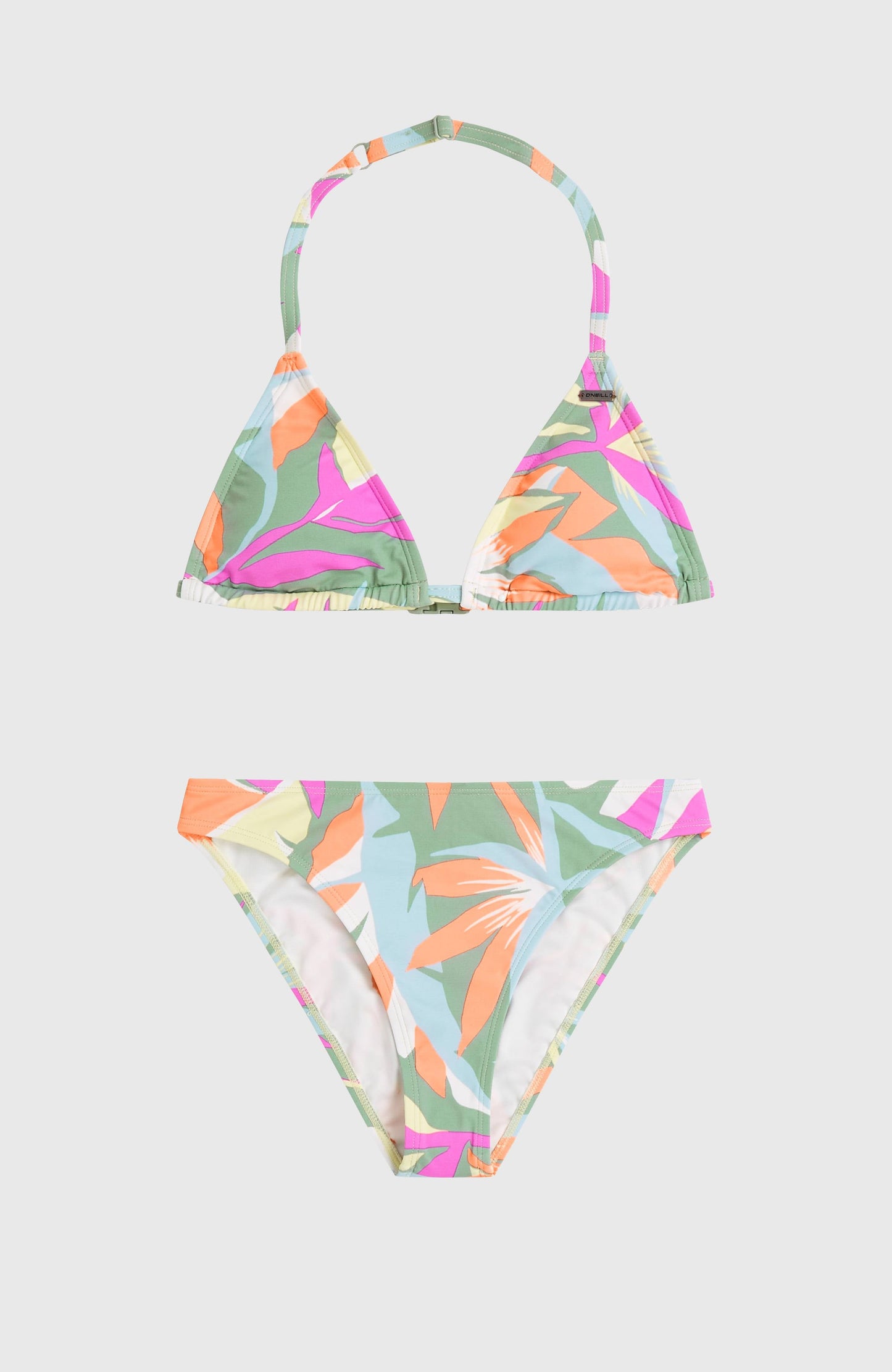 Essentials Triangle Bikini Set Kids Green Wmns Tropicana