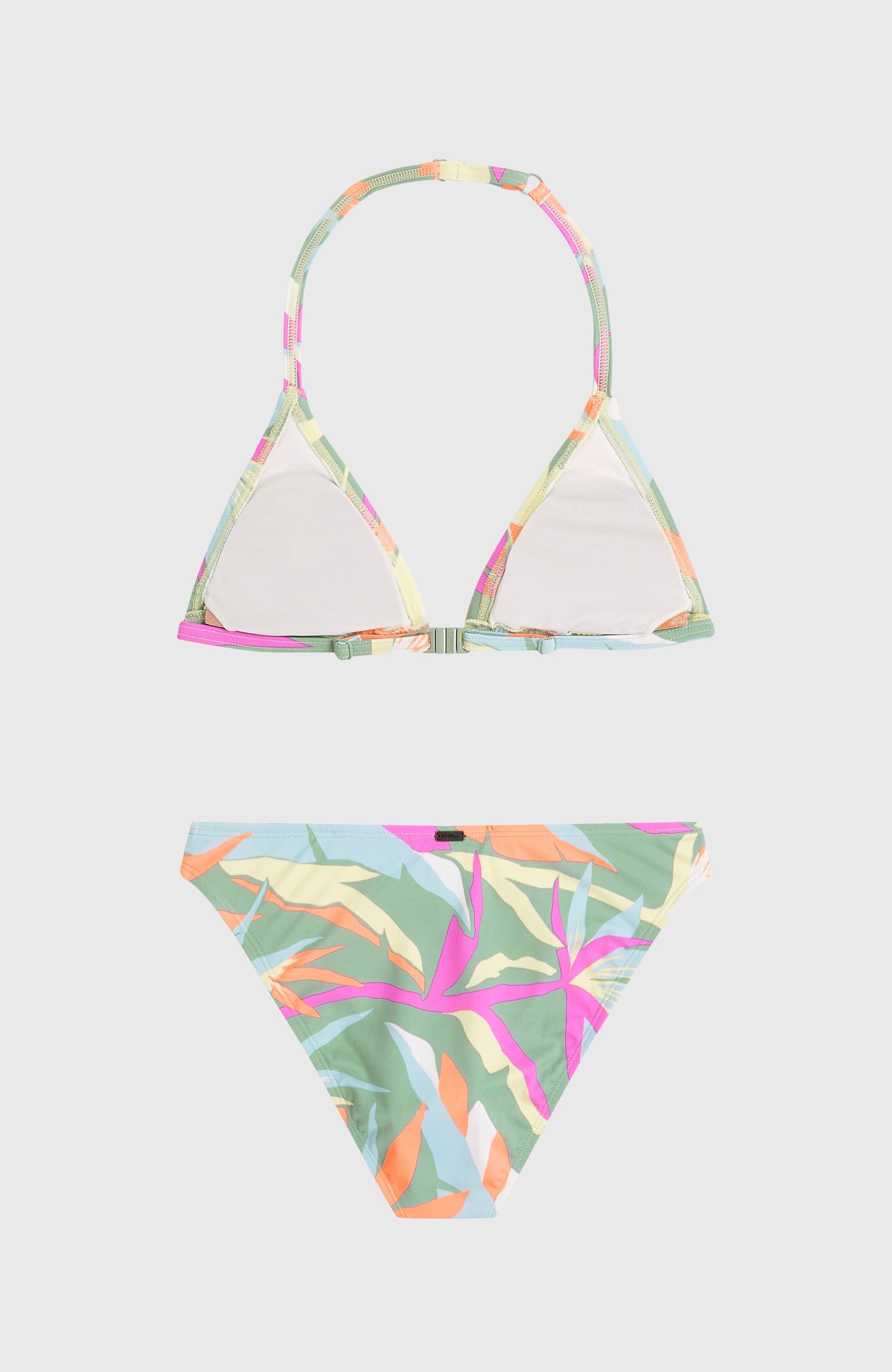 Essentials Triangle Bikini Set Kids Green Wmns Tropicana