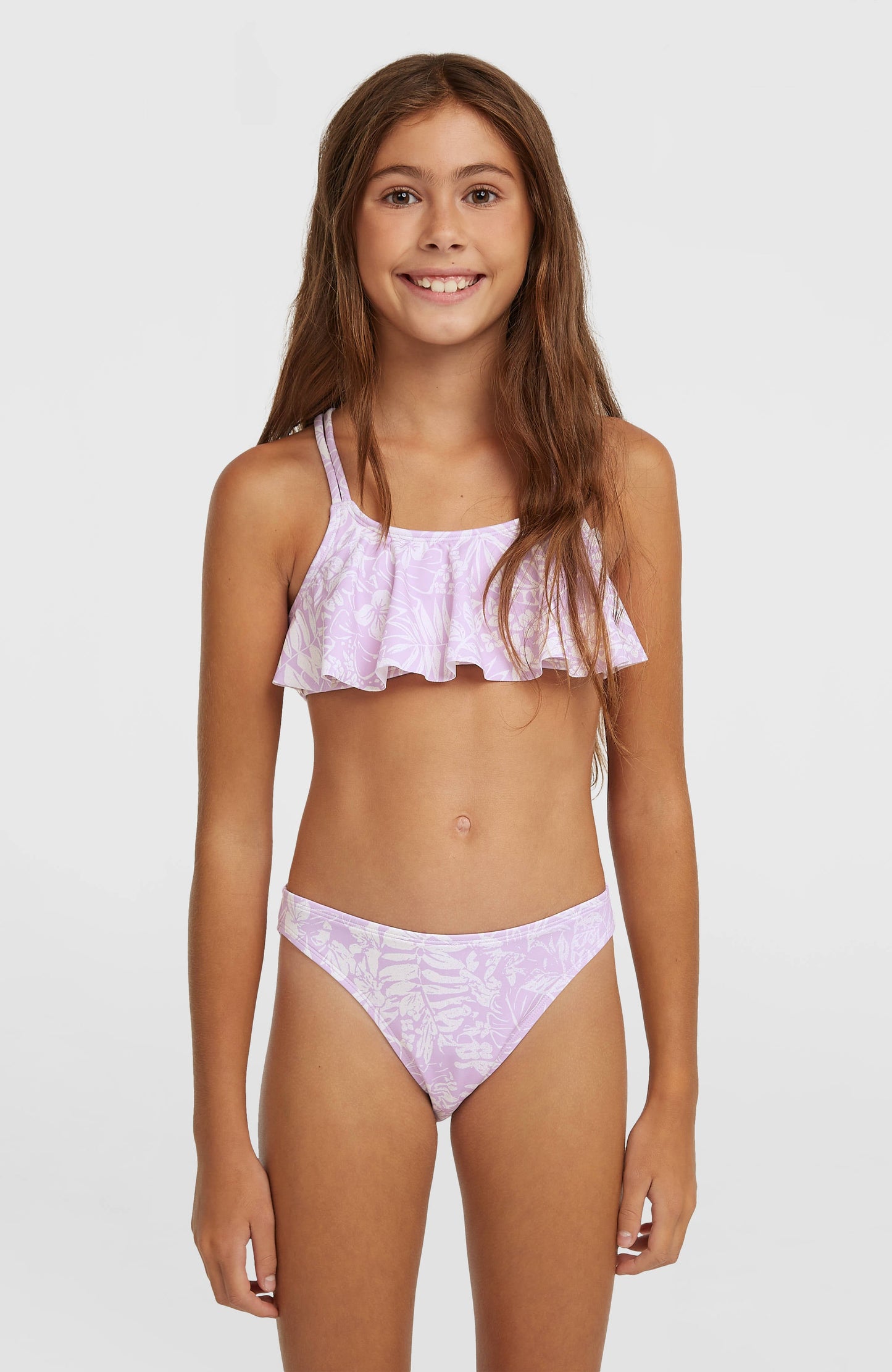 O'Neill Tropics Bikini Set Kids Purple Island Sky