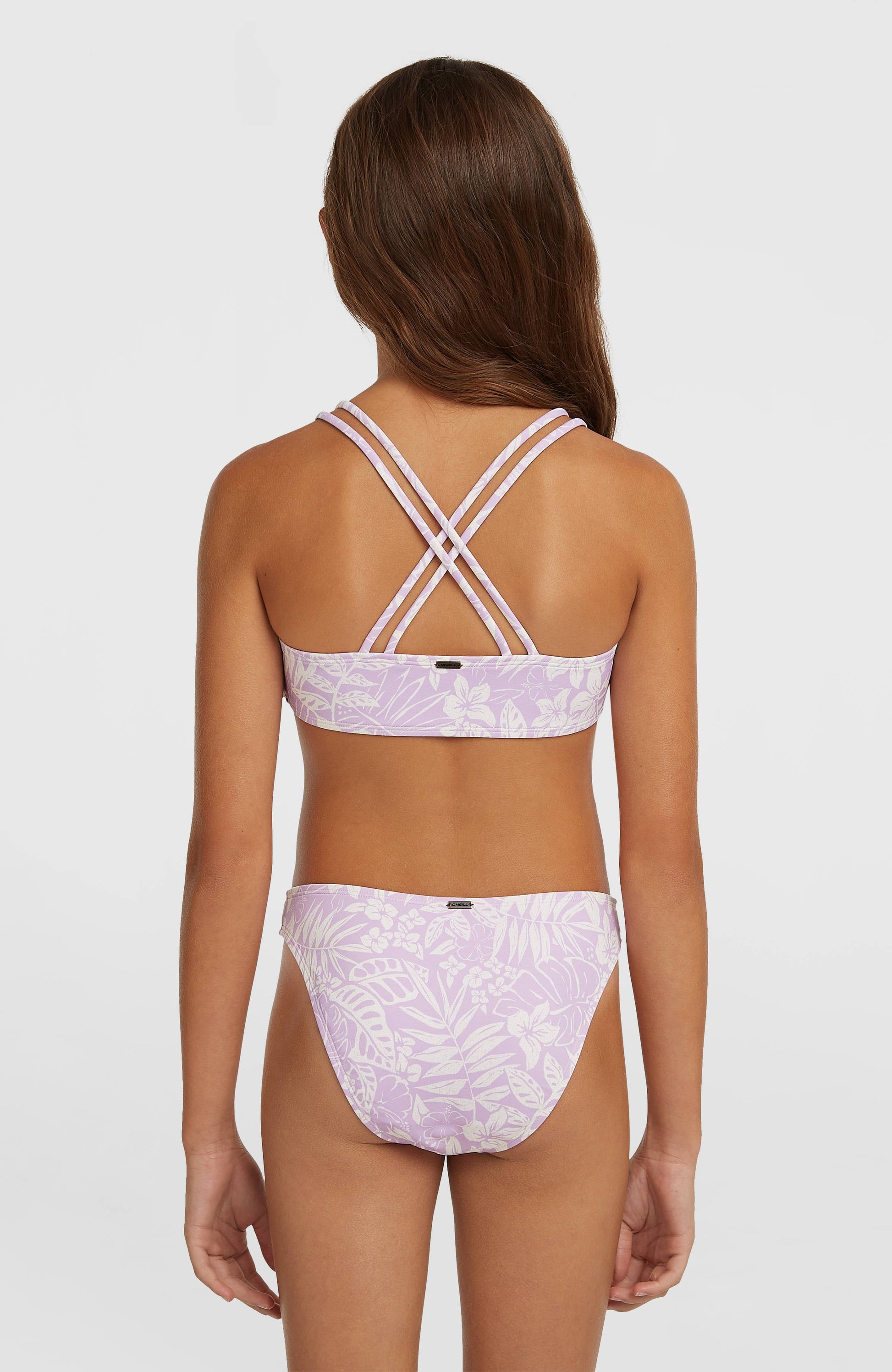 O'Neill Tropics Bikini Set Kids Purple Island Sky