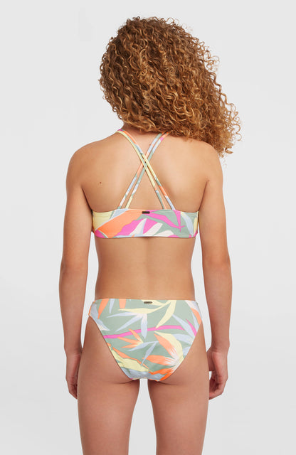 O'Neill Tropics Bikini Set Kids Green Wmns Tropicana
