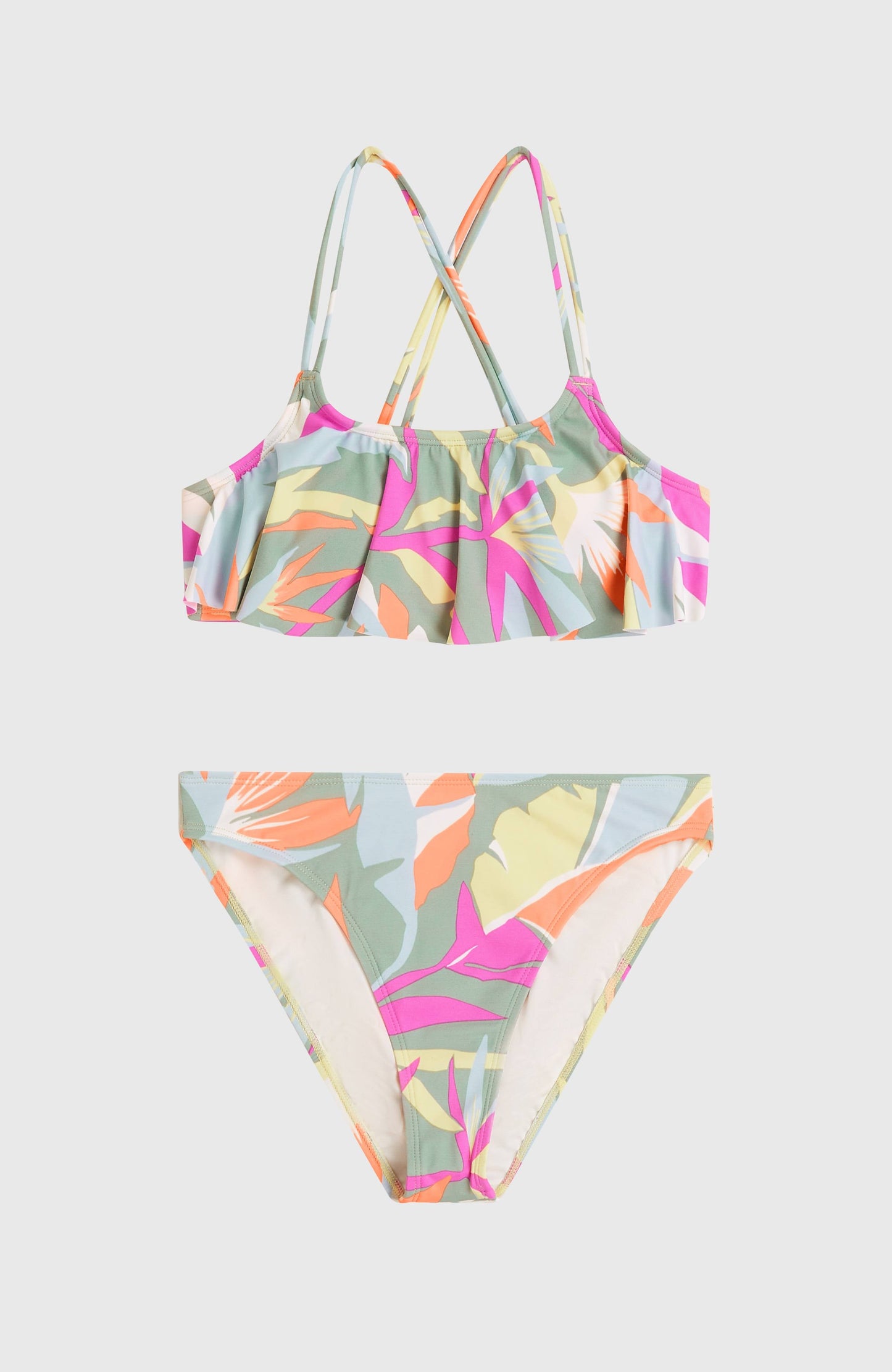 O'Neill Tropics Bikini Set Kids Green Wmns Tropicana