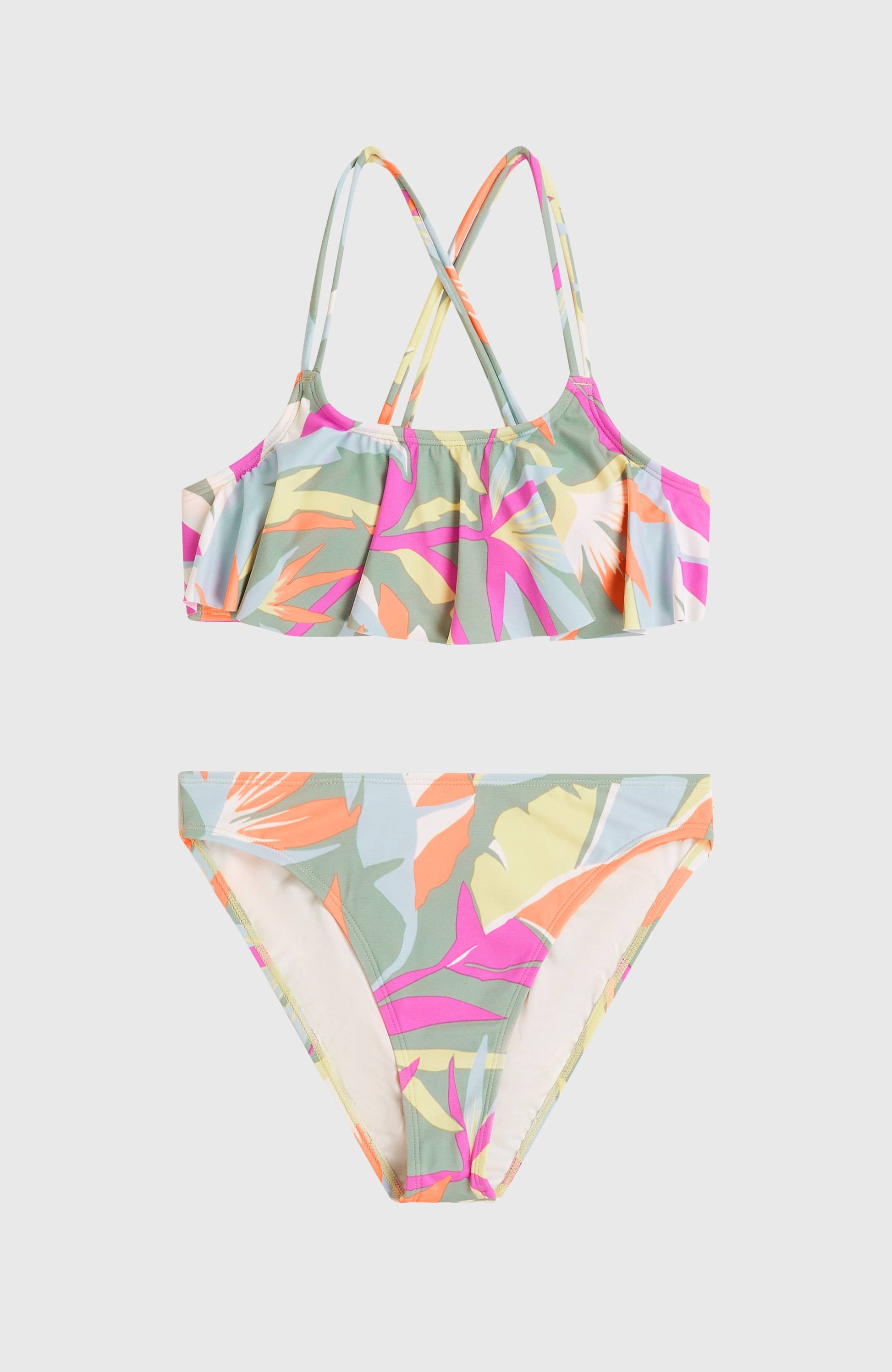 O'Neill Tropics Bikini Set Kids Green Wmns Tropicana