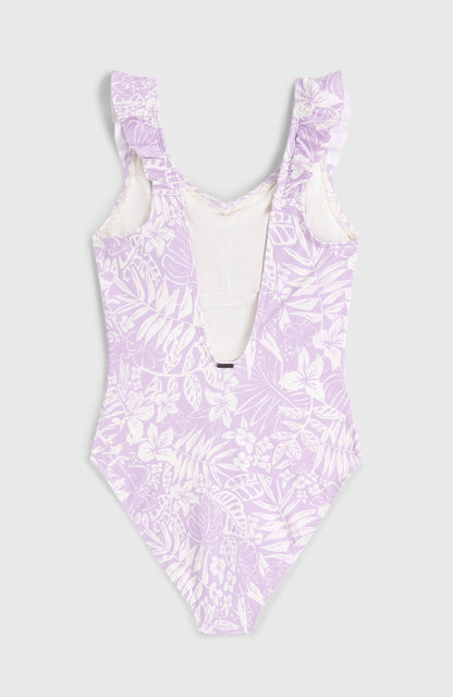 O'Neill Tropics Swimsuit Kids Purple Island Sky