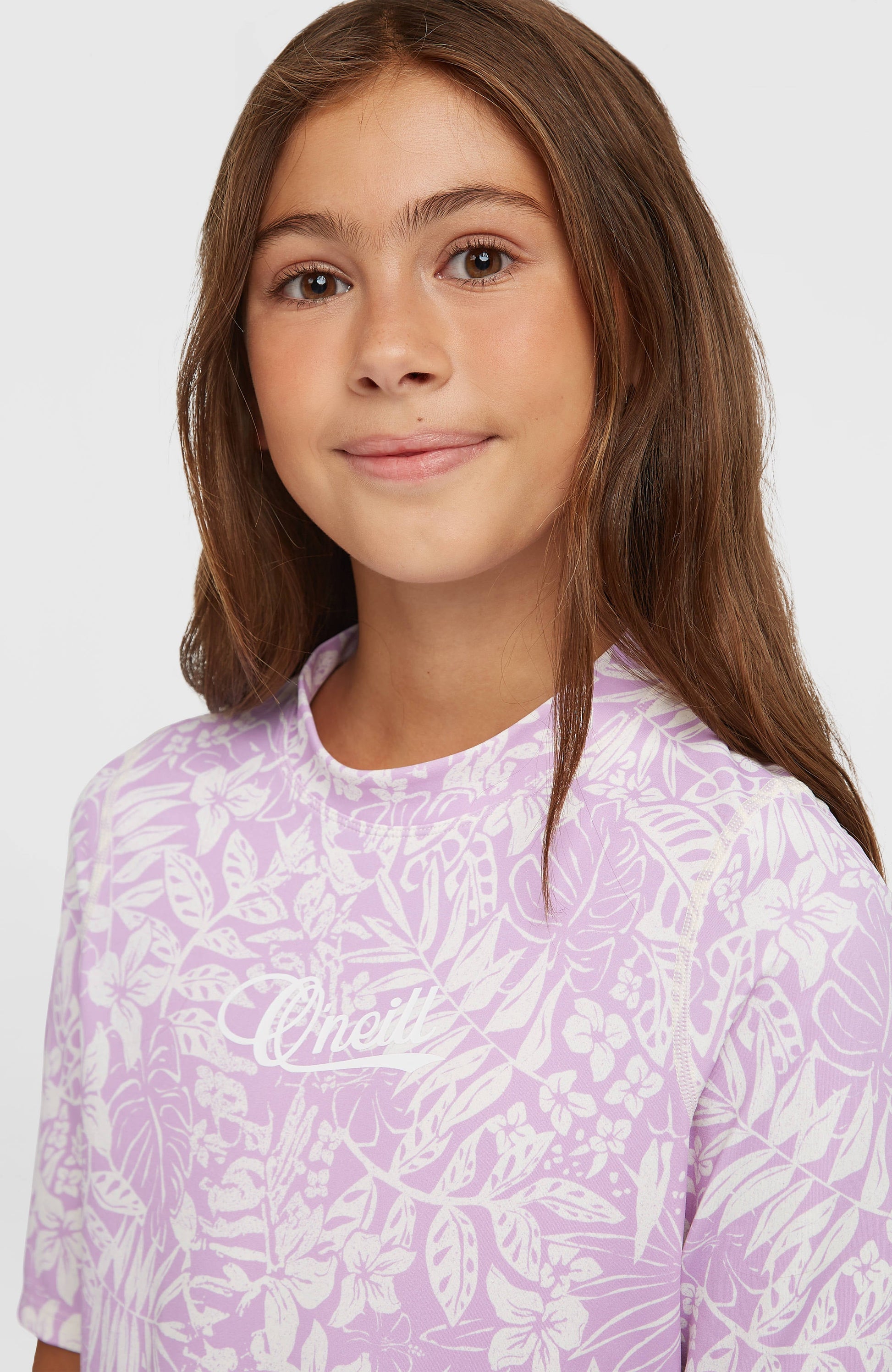 O'Neill Graphic Short-Sleeve Skin Kids Purple Island Sky