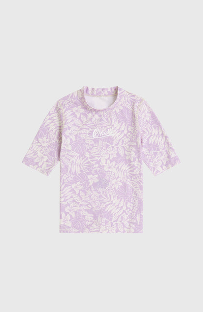 O'Neill Graphic Short-Sleeve Skin Kids Purple Island Sky