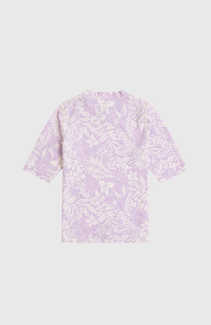 O'Neill Graphic Short-Sleeve Skin Kids Purple Island Sky