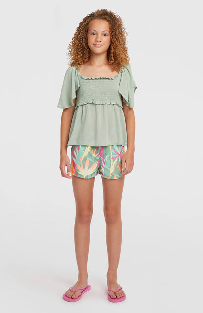 Essentials Swimshorts Kids Green Wmns Tropicana
