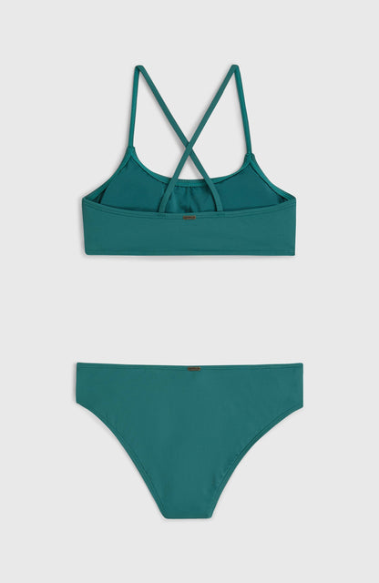 Essentials Bralette Bikini Set Kids Botanical Heat
