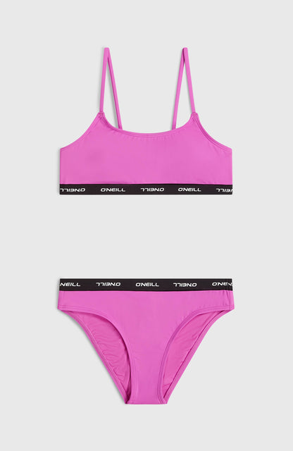 Sport Bikini Set Kids Electric Fuschia