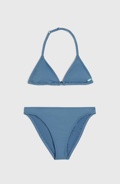 Essentials Triangle Bikini Set Kids Copen Blue