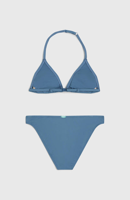 Essentials Triangle Bikini Set Kids Copen Blue