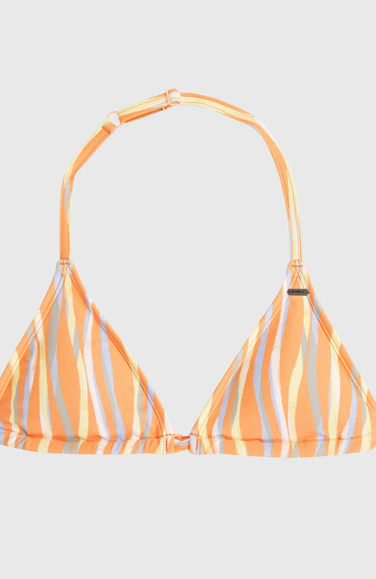 Essentials Triangle Bikini Set Kids Funky Peach Swirly