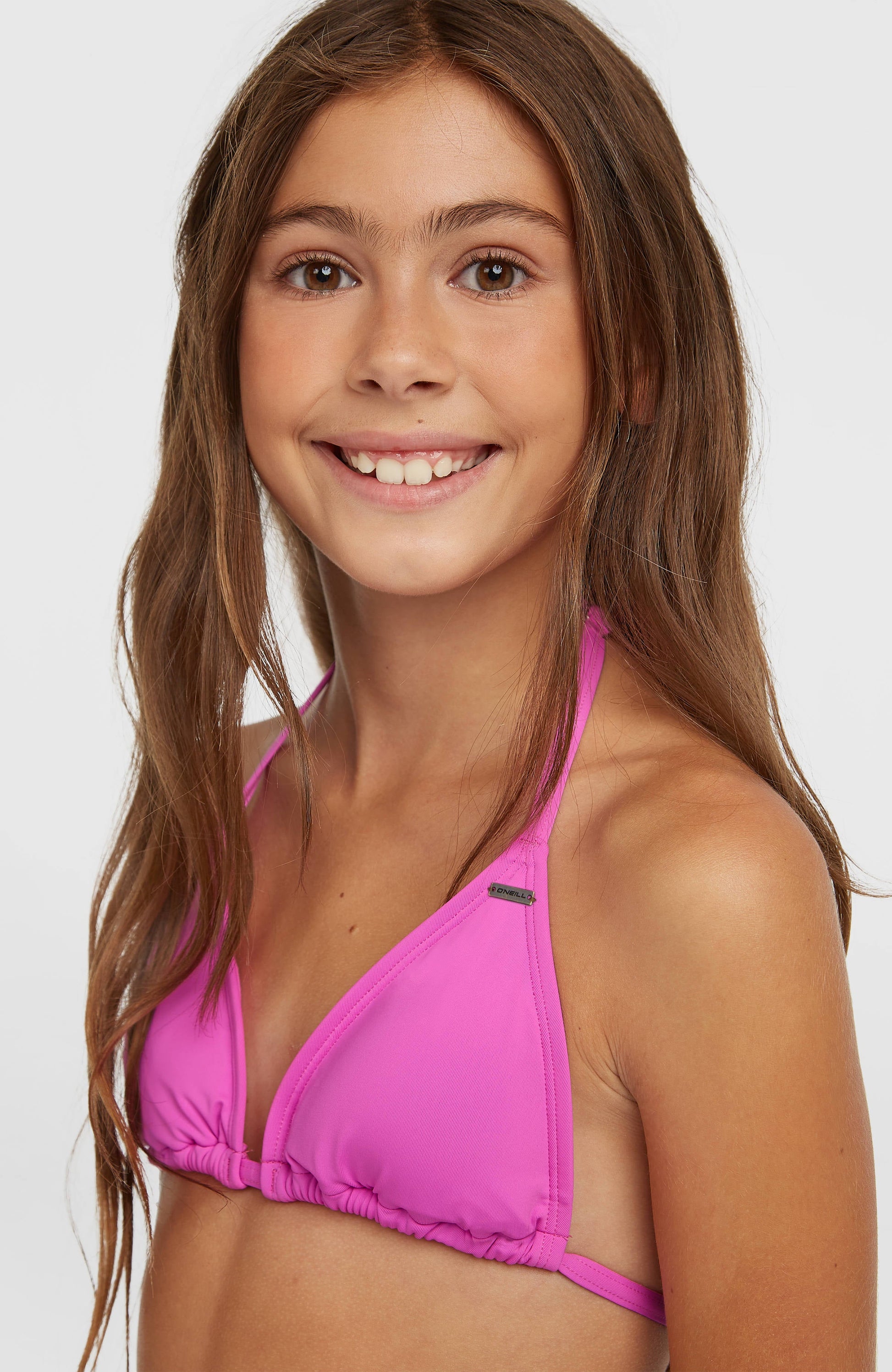 Essentials Triangle Bikini Set Kids Electric Fuschia