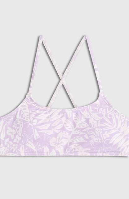 Essentials Bralette Bikini Set Kids Purple Island Sky