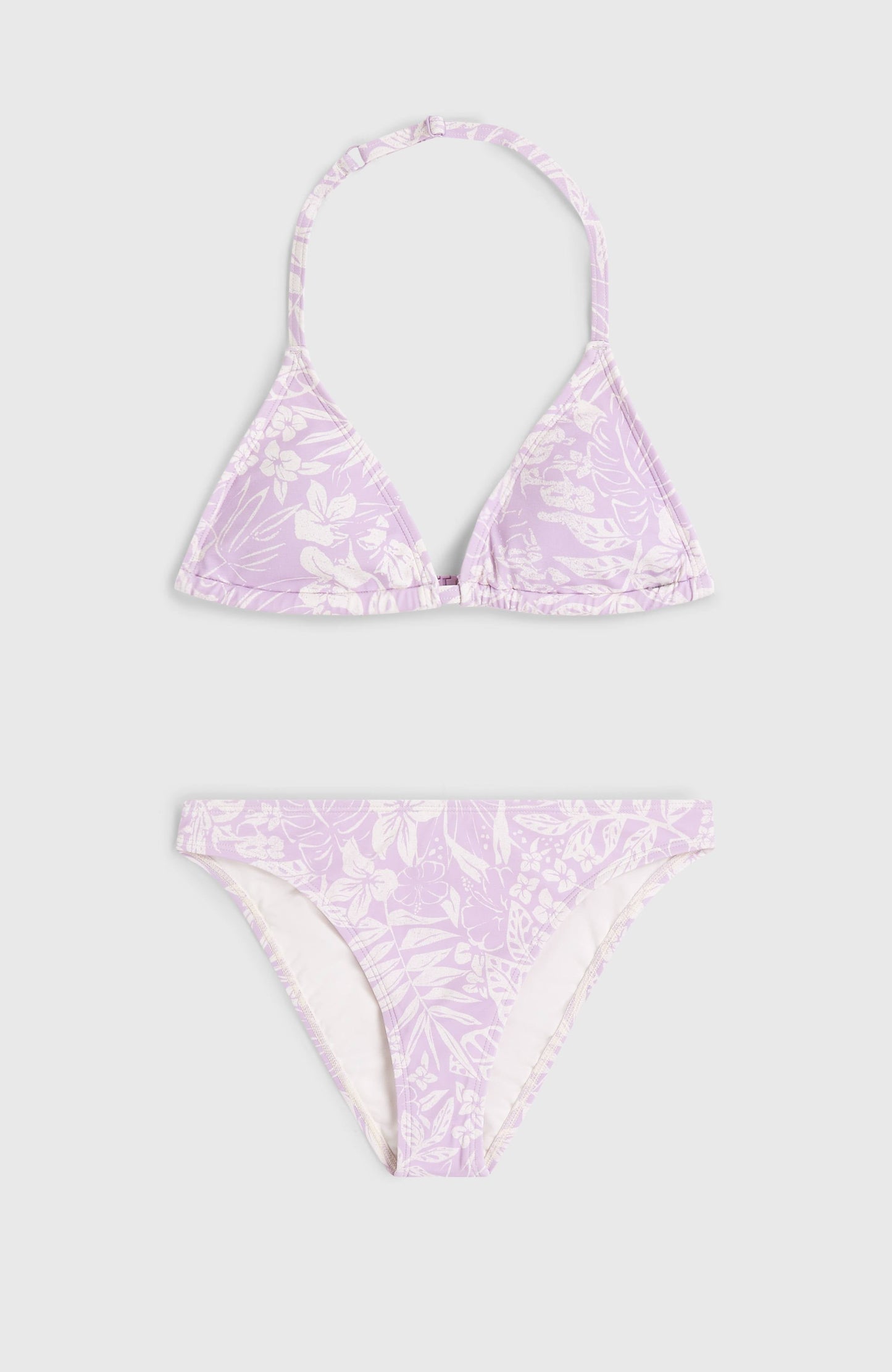 Essentials Triangle Bikini Set Kids Purple Island Sky